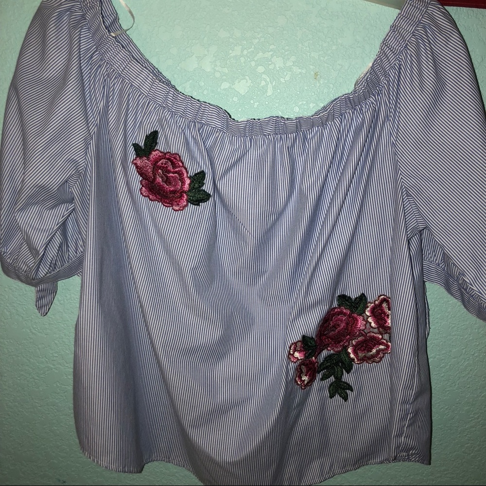 Off the shoulder shirt